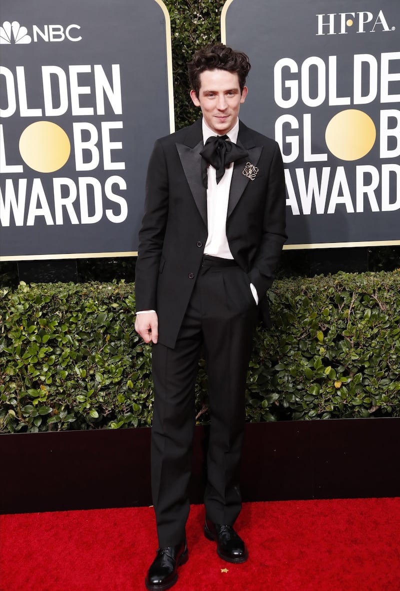 Josh O'Connor arrives at the 77th annual Golden Globe Awards at the Beverly Hilton Hotel on January 5, 2020. EPA