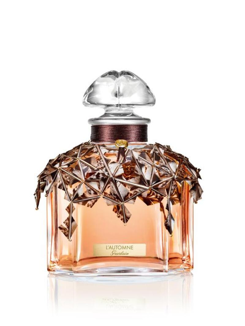 Limited-edition 4 Saisons perfume, in Automne, price on request, Guerlain at Paris Gallery. Courtesy Paris Gallery