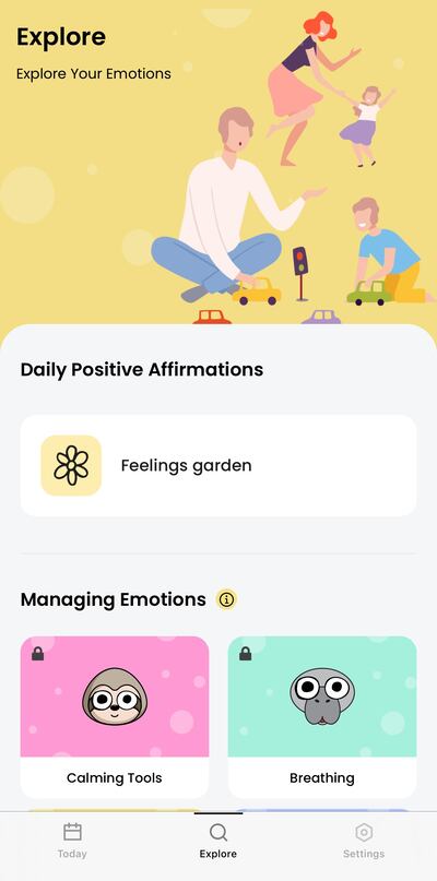 The app helps to create two daily habits. Hoopla app screengrab