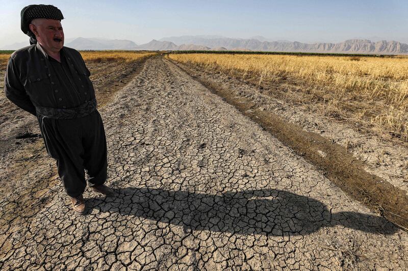 Iraq's northeastern city of Sulaimaniyah in the autonomous Kurdistan region has been experiencing bouts of drought due to a mix of factors including lower rainfall and diversion of inflowing rivers from Iran.  AFP
