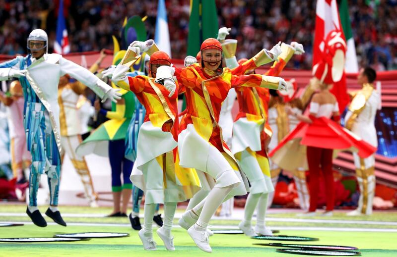 World Cup opening ceremony at the Luzhniki Stadium, Moscow. Grigory Dukor / Reuters