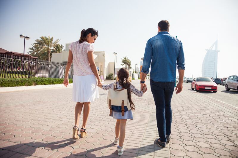 School fees tend to be a family’s biggest expense in the UAE after house rent. Getty