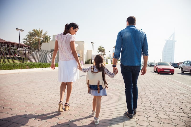 School fees tend to be a family’s biggest expense in the UAE after house rent. Getty