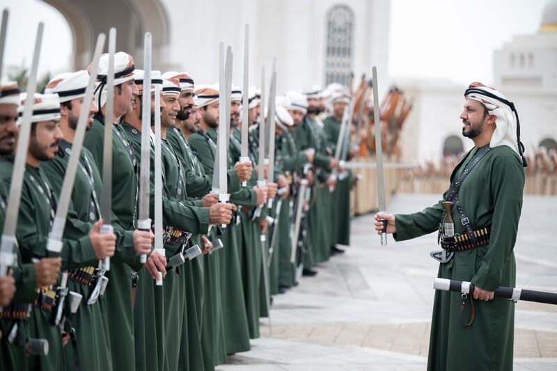 Sheikh Meshal has already visited Saudi Arabia, Bahrain, Qatar and Oman over the past couple of months. Omar Askar /  UAE Presidential Court