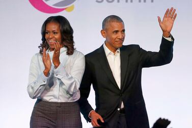 Barack and Michelle Obama are producing a comedy sketch show for Netflix. AP Photo