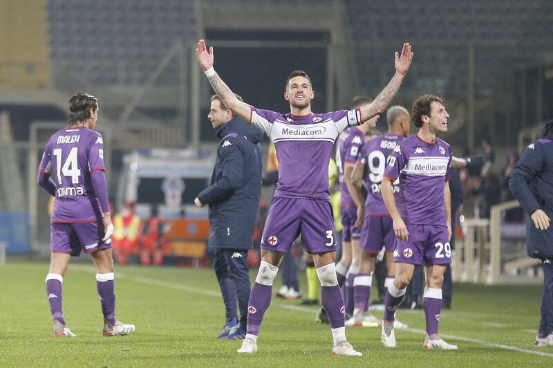 =1) Dusan Vlahovic (Fiorentina) 17 goals in 21 games. Getty