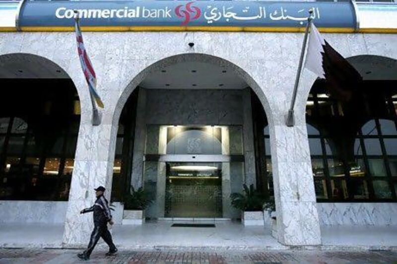 Bad loans hit Commercial Bank of Qatar's bottom line in the second quarter. Ryan Carter / The National