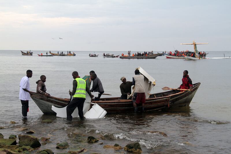 The plane was carrying 43 people when it attempted to land in the lakeside town of Bukoba. AFP