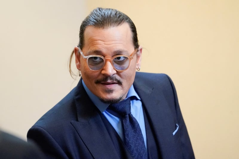 Depp smirked and raised his eyebrows through much of the closing arguments. Reuters