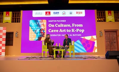 Martin Puchner gave several talks at the Emirates Airline Festival of Literature. Photo: Emirates Airline Festival of Literature
