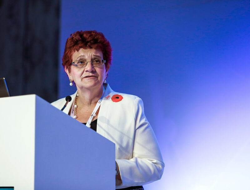 Abu Dhabi, U.A.E., November 8, 2018.  
7th Emirates Oncology conference. --  Cancer survivor, Marry-Anne Akkermans
Victor Besa / The National
Section:  NA
Reporter:  Shireena Al Nowais