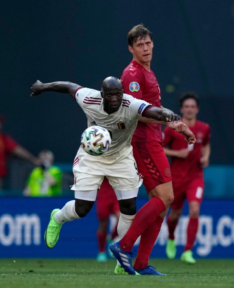 Jannik Vestergaard - 7: Brilliant first half, like every member of Danish XI, but was punished for slight loss of concentration when Lukaku powered through to help set up equaliser and was powerless as Belgium ripped open the defence with wonderful passing move for De Bruyne’s goal. AP