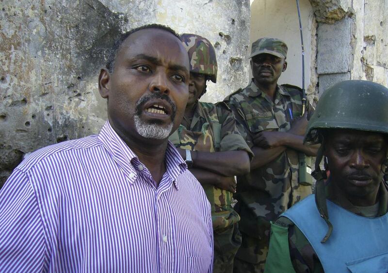 Mohamoud Nur, left, was mayor of Mogadishu, and a bit of a national celebrity, from 2010 to 2014. Kathrine Houreld / AP Photo