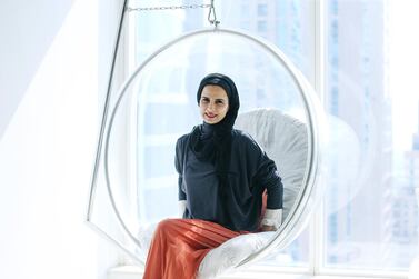 Alia Khan, chairwoman of the Islamic Fashion and Design Council, is photographed in Dubai.
