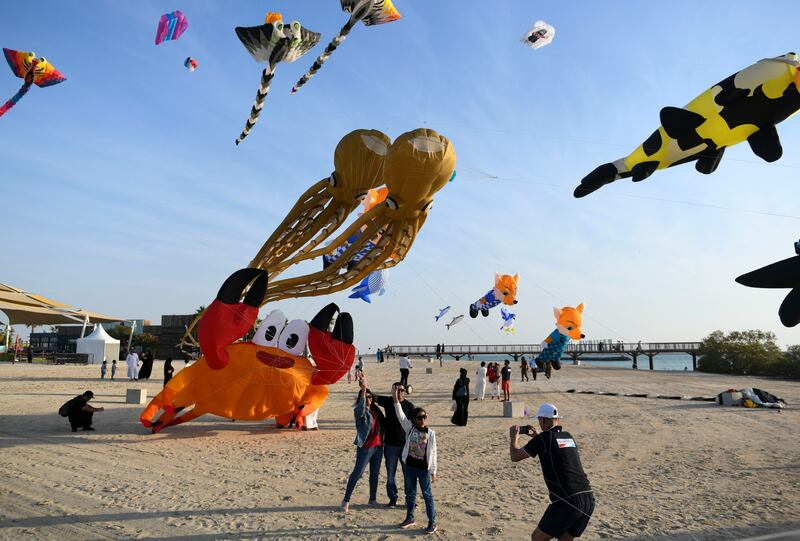 In addition to kite-flying, there are also kite-making and decoration workshops 