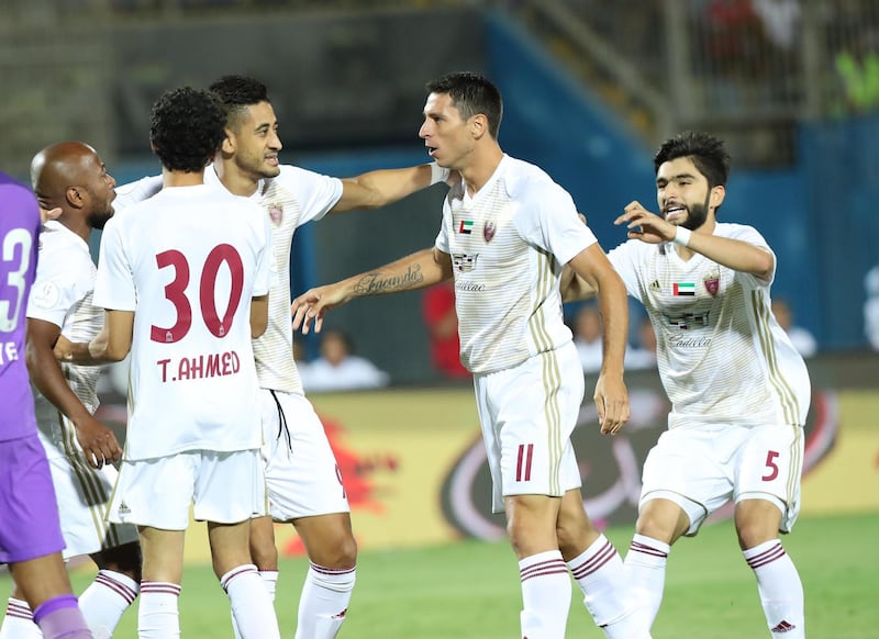 Al Ain vs Al Wahda Arabian Gulf Super Cup match played in Cairo, Egypt. Courtesy AGL