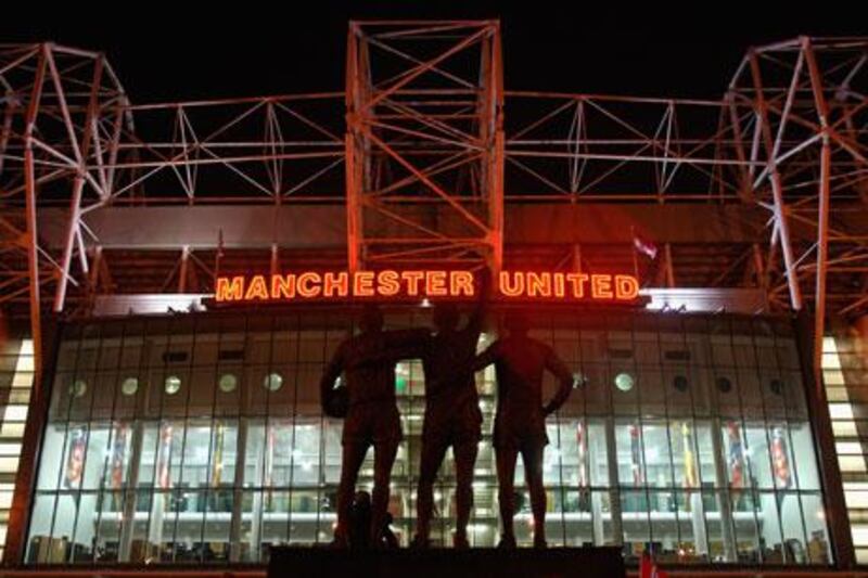 Manchester United's iconic Old Trafford stadium