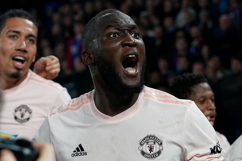 It was the first time Lukaku had scored more than once in a game for United since September. EPA