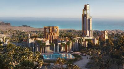 Neom says Elanan will be a wellness retreat embedded in nature. Photo: Neom