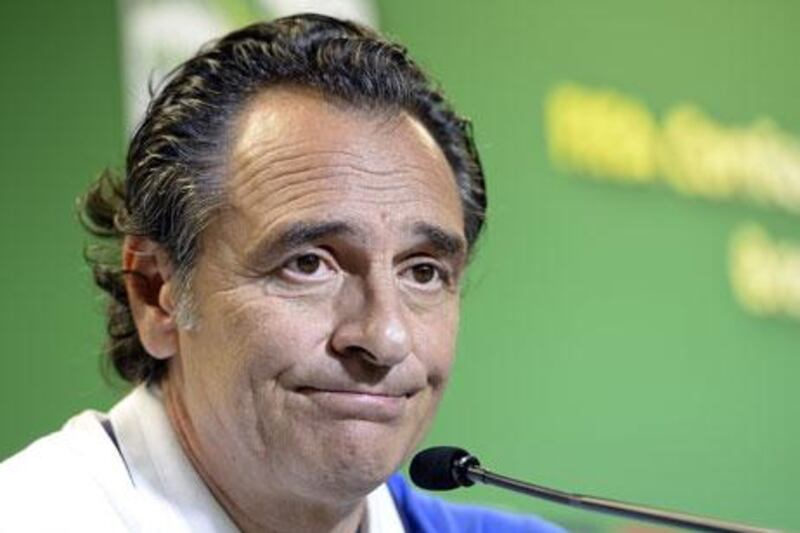 Cesare Prandelli was forced to think out of the box during their semi-final defeat to Spain. Claudio Villa / Getty Images