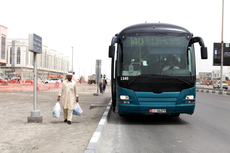 A reader appreciates Abu Dhabi’s effort to encourage people to use public transport. Fatima Al Marzooqi / The National

