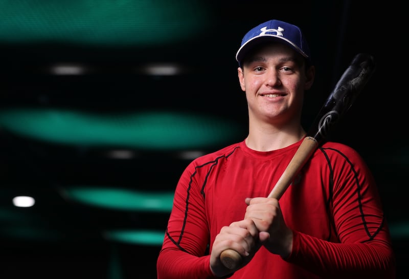 Sharjah-based Dorian Fredrick,14, is a highly-regarded baseball prospect. Chris Whiteoak / The National