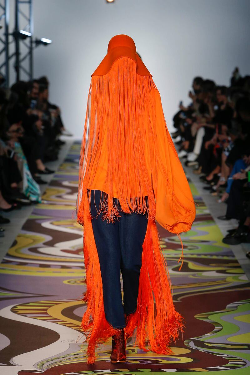 Cousin Itt from The Addams Family is not normally a fashion icon, but this fantastically unwearable fringed look is, arguably, what creativity is all about.