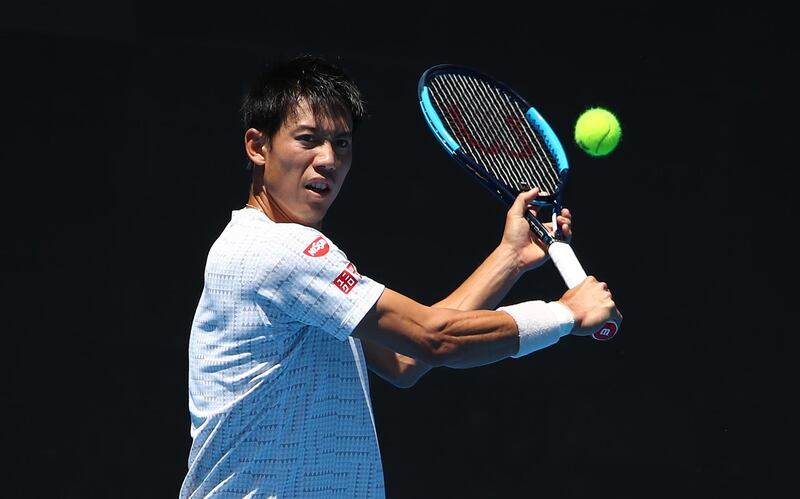 Kei Nishikori. The Japanese player will be playing in Dubai for the first time in February. The 2014 US Open runner-up has started 2019 in good fashion by winning the Brisbane title. Getty
