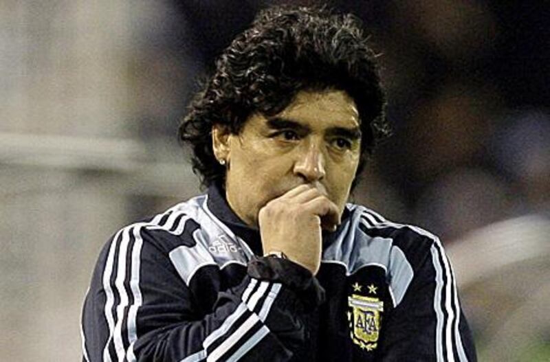 Diego Maradona has overseen the demise of Argentina.