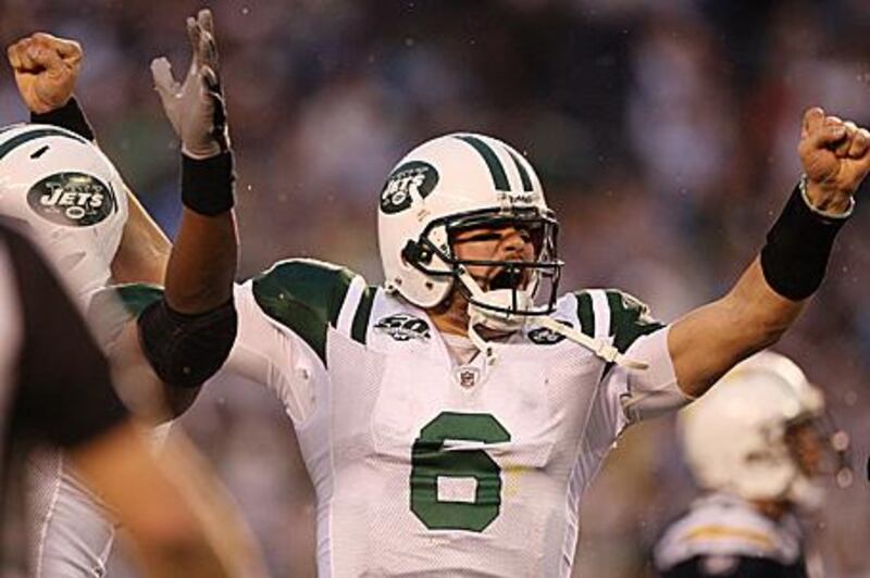 The Colts want the Jets' rookie quarterback Mark Sanchez to throw often today.