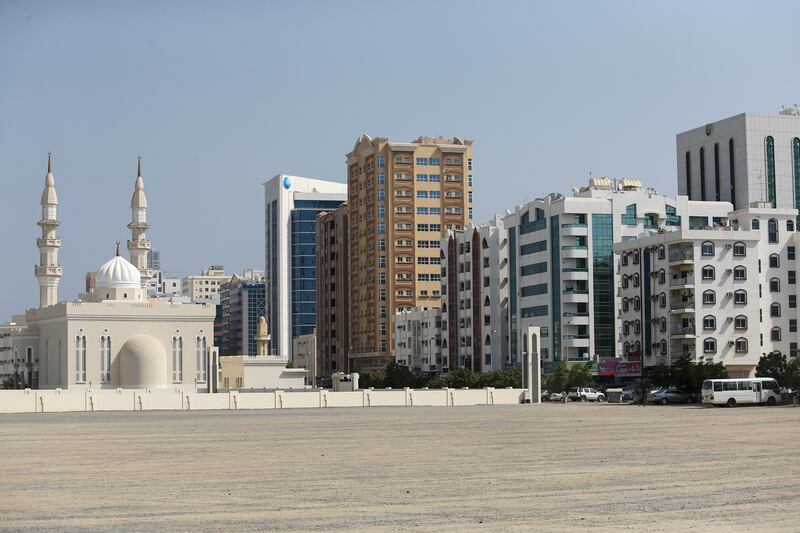 FUJAIRAH, UAE. October 30, 2014 - Stock photograph of residential buildings in Fujairah, October 30, 2014. (Photos by: Sarah Dea/The National, Story by: Standalone, Business)
