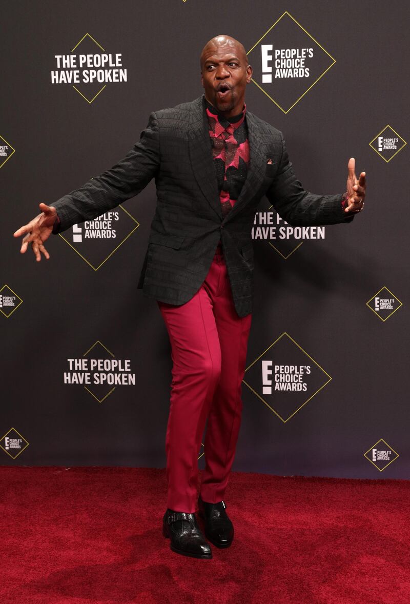 Terry Crews arrives at the 2019 People's Choice Awards in Santa Monica, California, on Sunday, November 10, 2019. Reuters