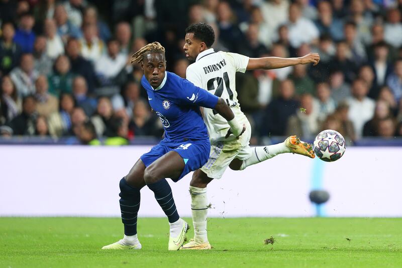 Trevoh Chalobah (Felix, 65) - 6. Did well to block a Vinicius shot in the 84th minute. Helped Chelsea see out the game without conceding a tie-ending third. Getty 