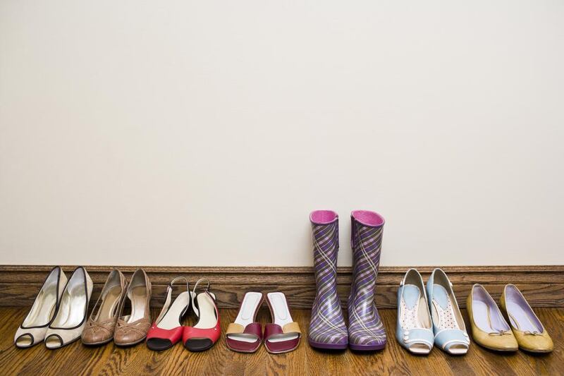 On learning about her mother’s shoe collection, Nina curates the objects for an art show. Getty Images