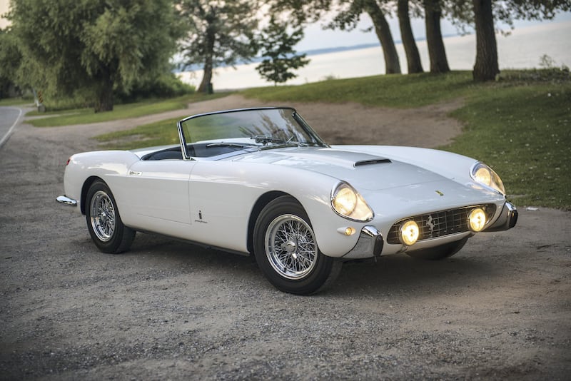 1958 Ferrari 250 GT Cabriolet Series I, €4.7m to €5.5m (Dh20.6m to Dh24.1m). R M Sotheby’s