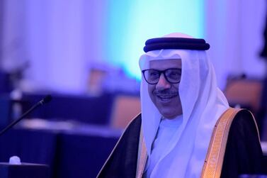 Bahraini Foreign Minister Abdullatif Al Zayani attends the opening session of the Manama Dialogue security conference in the Bahraini capital on December 4, 2020. AFP