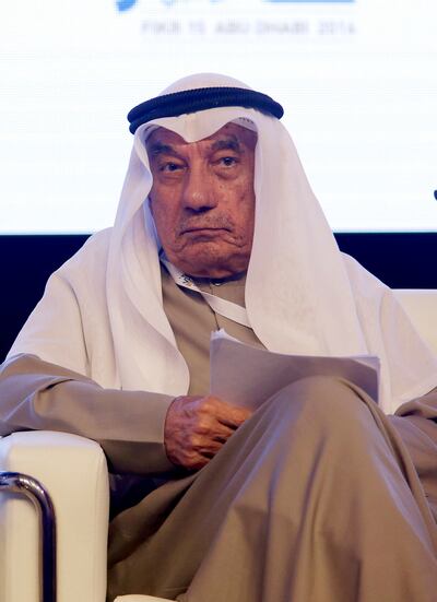 Abu Dhabi, United Arab Emirates - December 13, 2016.  HE Abdullah Bishara ( Former Secretary General of the Gulf Cooperation Council ) is present during the Plenary II of The Cooperation Council for the Arab States of the Gulf, session 2.  Held at St Regis Hotel in Saadiyat Island.  ( Jeffrey E Biteng / The National ) *** Local Caption ***  JB131216-Fikr16.jpg