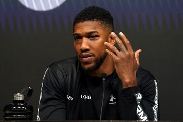 File photo dated 25-09-2021 of Anthony Joshua who has dismissed suggestions he has signed a £15million deal to step aside from his rematch with Oleksandr Usyk. Issue date: Monday January 24, 2022.