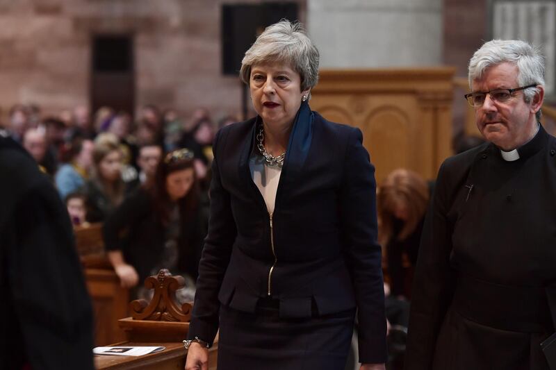 British Prime Minister Theresa May. Getty Images