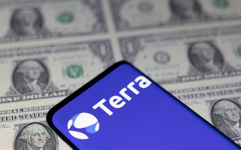 Last week, Terraform Labs - the company behind blockchain technology that runs the UST and Luna coins - twice stopped processing new transactions to calm the market fluctuations. Reuters