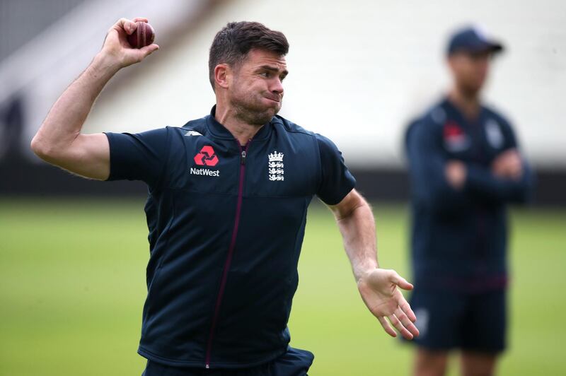 England's James Anderson during the nets session at Edgbaston, Birmingham. PRESS ASSOCIATION Photo. Picture date: Wednesday July 31, 2019. See PA story CRICKET England. Photo credit should read: Nick Potts/PA Wire. RESTRICTIONS: Editorial use only. No commercial use without prior written consent of the ECB. Still image use only. No moving images to emulate broadcast. No removing or obscuring of sponsor logos.