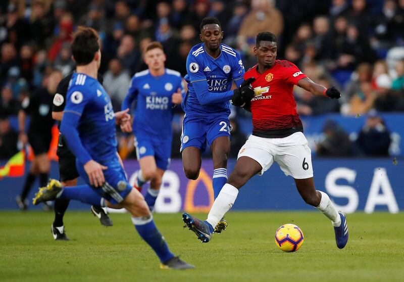 Centre midfield: Paul Pogba (Manchester United) – Provided arguably the pass of the weekend with a wonderful through ball for Marcus Rashford’s winner at Leicester. Reuters