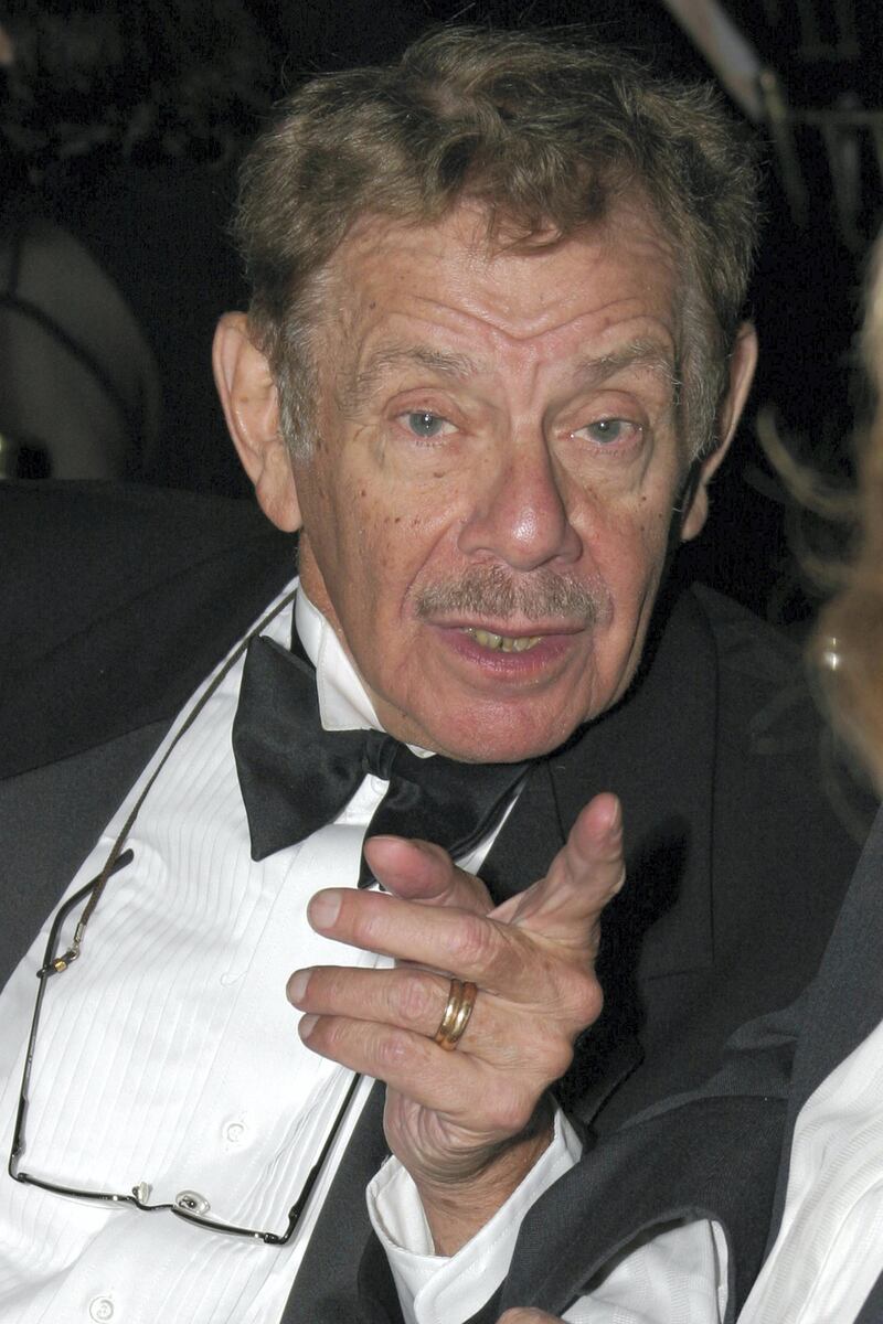 NEW YORK - NOVEMBER 17:  Actor Jerry Stiller attends the Actor's Fund Annual Gala Dinner and Tribute on November 17, 2003 at Cipriani's Restaurant in New York City.  (Photo by Sara Jaye/Getty Images) *** Local Caption *** Jerry Stiller