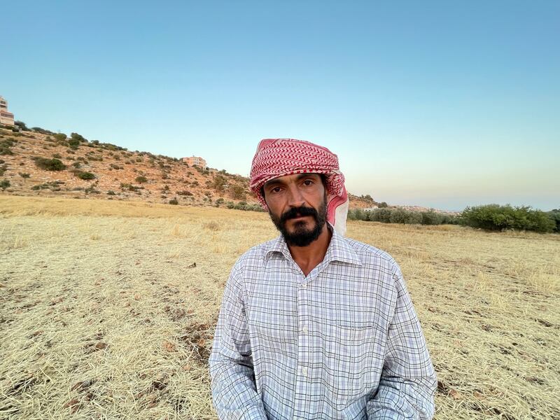 Hassoun Al Hadidi fled the Syrian civil war in 2014 and has resettled with his family in the highlands west of the Jordanian city of Al Salt. All photos: Khaled Yacoub Oweis / The National