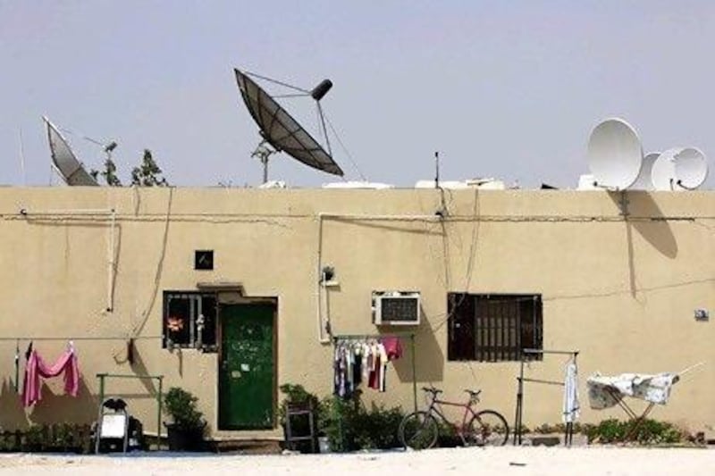 There are around 600 free-to-air satellite-TV stations in the Arab world. Nicole Hill / The National