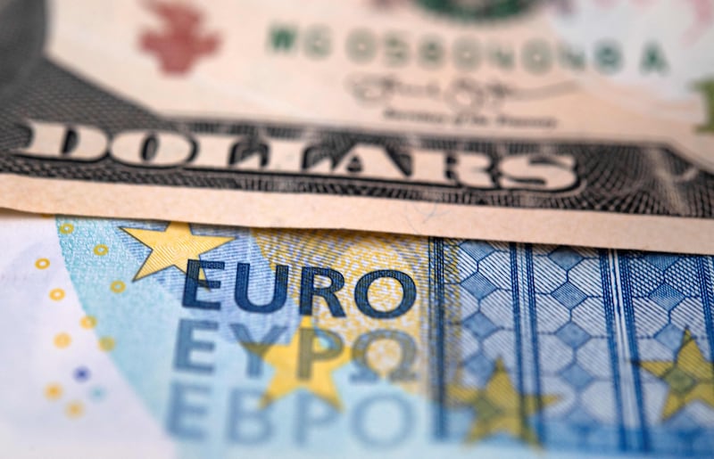 The euro has been trading below or near parity since mid-August against the dollar. AFP