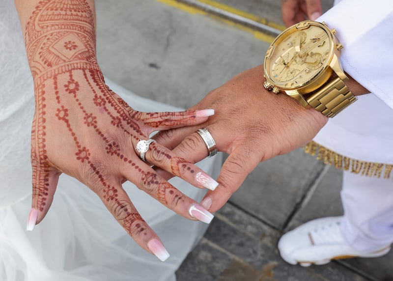 The Dubai wedding programme has been launched to encourage young Emiratis to get married. Photo: Getty Images