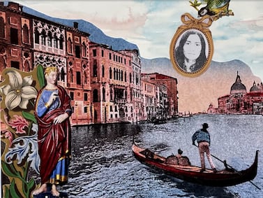 Iterarte’s website opens on an animation by the Iranian artist Afsoon that emphasises the cross-cultural connections of the Mediterranean, Middle East and South Asia. Photo: Iterarte