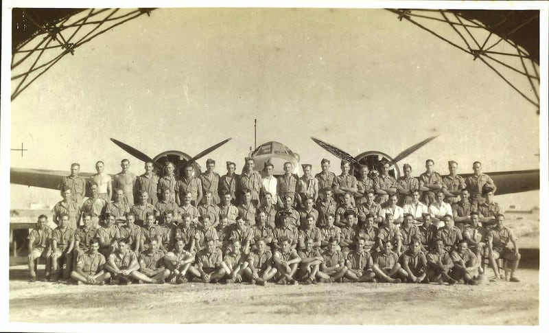 Photograph of RAF Sharjah taken by RAK airman C. J. Sainty, who served in Iraq and the Middle East during World War II. Courtesy Akkasah: Center for Photography, RAF in Iraq and Sharjah