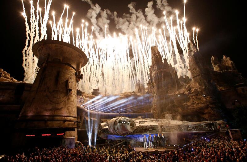 Disneyland in California has offered a first glimpse of its newest attraction, the $1 billion Star Wars: Galaxy’s Edge theme park.  Reuters